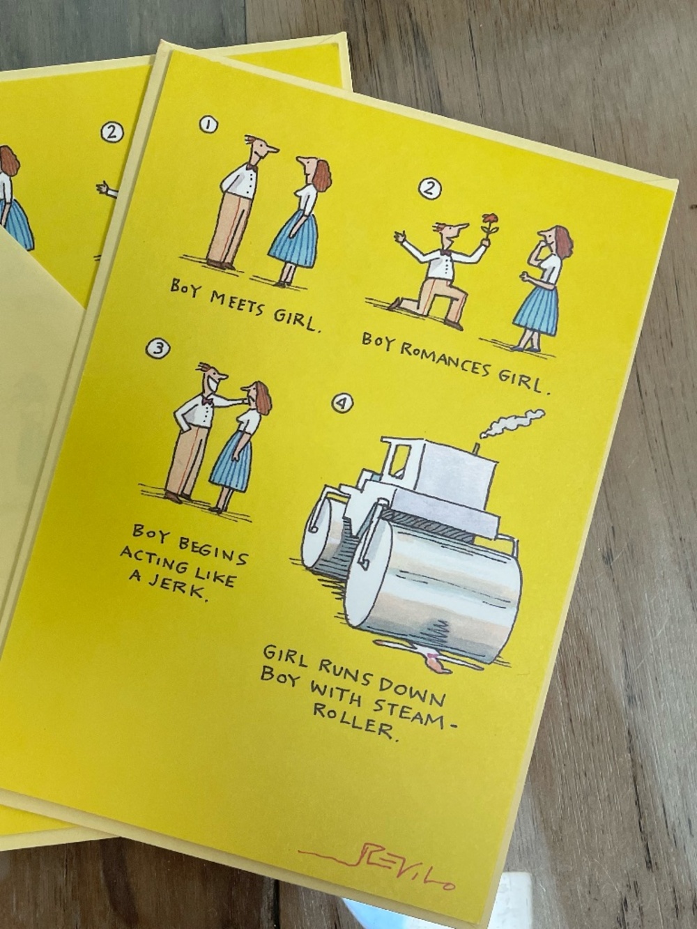 Set of 2 Funny Friendship/Breakup Greeting Cards
